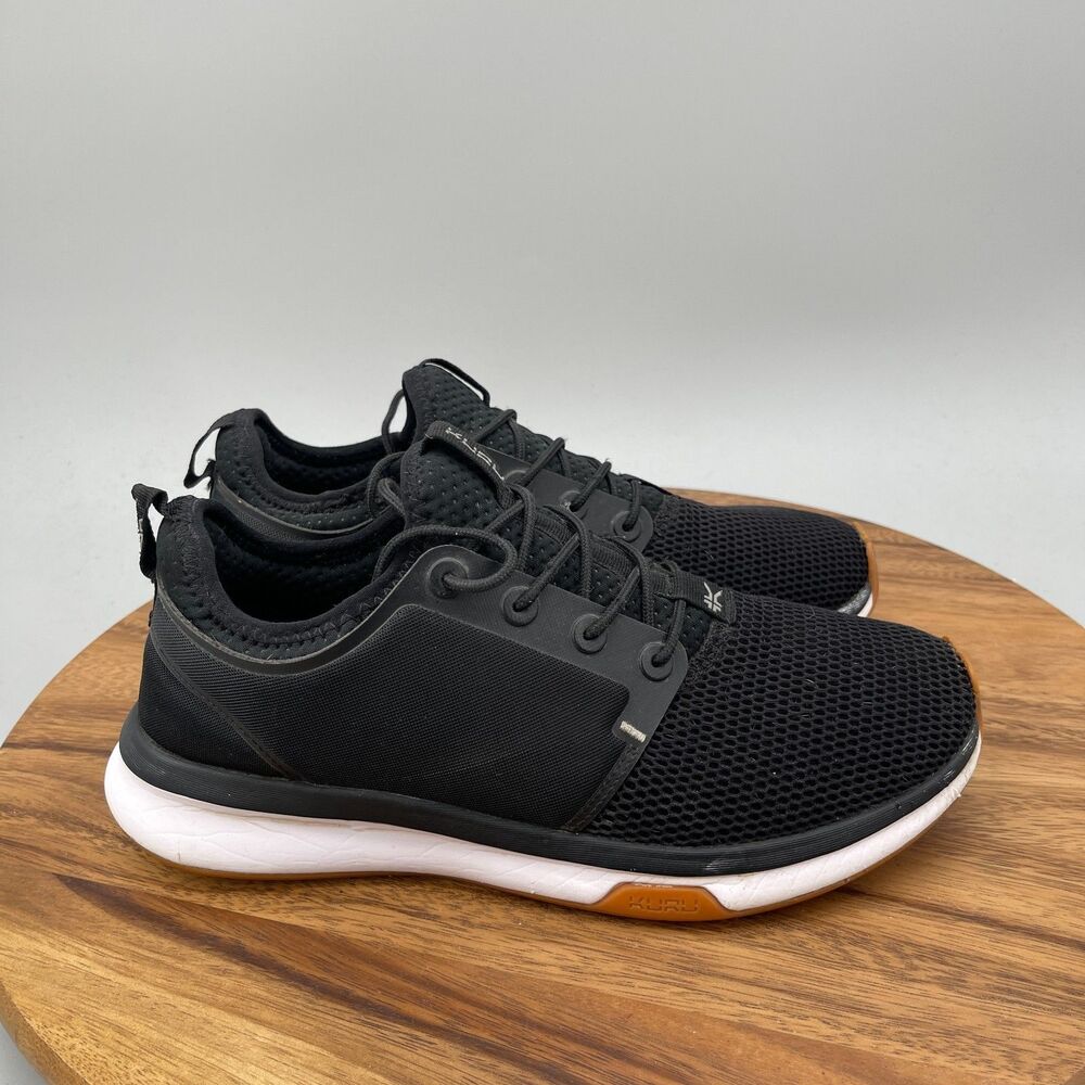KURU Atom Cloud Shoes Womens Size 10 Black Athletic Running Comfort Gym Sneakers